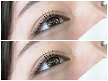 ネイルアンドまつげエクステ リッチエイト 原宿店(Rich8)/韓国アイドル風束感まつげパーマ