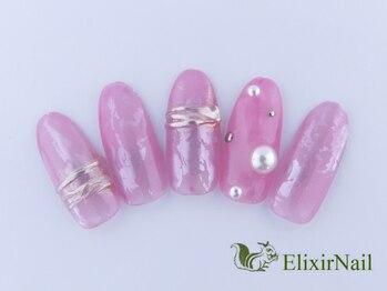 エリクサーネイル 五反田(Elixir Nail)/定額a シンプル／クーポン使用