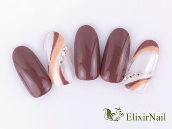 エリクサーネイル 神田(Elixir Nail)/シンプル/クーポン使用