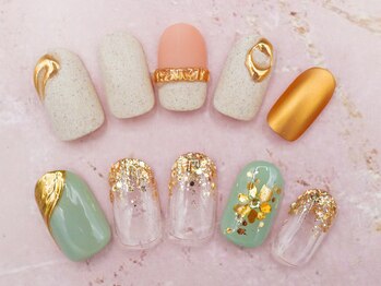 ネイルサロン 爪吉/人気の粘土ジェル♪