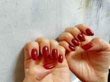 モグネイル(Mogunail)/ボルドー　クリスマスネイル