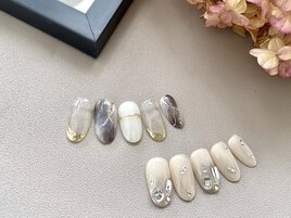 パーツ　上品　ミラーフレンチ