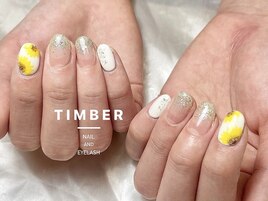 ひまわり」ネイル