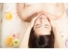 9【全身癒し+立体筋膜小顔】立体アロマリンパ＋ドライヘッドスパ60分¥8,000