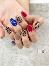 ベベ 伊丹店(BeBe)/レオパードネイル