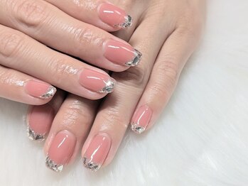 ベリッシマ 北仙台(Bellissima)/ガラスフレンチネイル♪