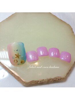 セレクトネイル ココ 秦野店(SELECT NAIL COCO)/フット レインボー