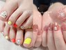 【フット&ハンド】同時予約コース 持ち込みデザイン希望方120分以内 ¥ 19980