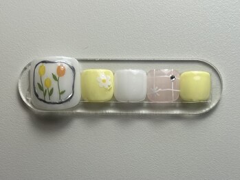 ジョアネイル(JOA Nail)/チューリップ/黄色/チェック