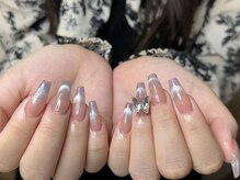 ウサギネイル 新大久保店(usagi nail)/マグネットフレンチ