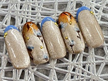 ディーネイル 池袋(D-nail)/〇フラワーマグネットネイル