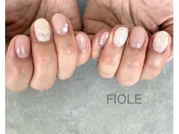フィオル(FIOLE)/レース×パール