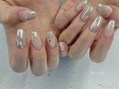 夏シルバーネイル