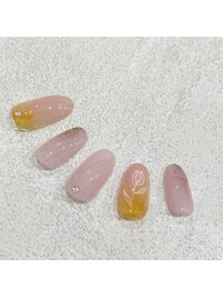 フラワーアートネイル