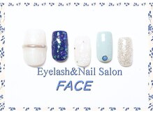 アイラッシュアンドネイルサロン フェイス(Eyelash&NailSalon FACE)/ハンド定額ネイル　￥6.500