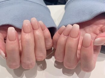 プラチナムドール 福岡大名店(PLATINUMDOLL)/ラメグラーデーションネイル