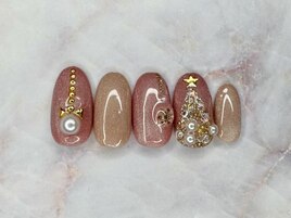 クリスマスネイル