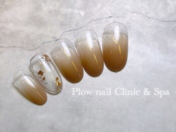 プラウネイル(Plow Nail)/【定額シンプル】金箔×フレーム