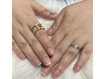 ネイルサロン バイ マルル(Nail Salon by maururu)/カラフルフレンチ