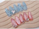 8月定額ネイル　9000円　9500円