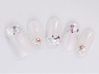 ネイルサロン ドレリッチ 大宮店(drerich)/きらきらホロお花