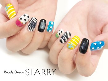 スターリー(STARRY)/カラフルポップ ドットボーダー