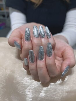 クイーンズビューティーサロン 歌舞伎町店(Queen's beauty salon)/チップ長さ出しワンカラー