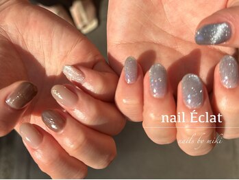 5本アート。アシメデザイン