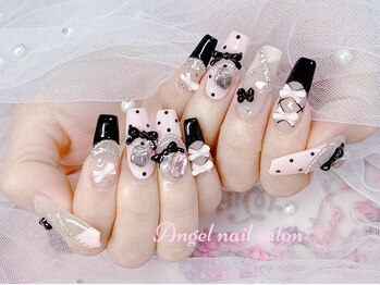 エンジェルネイルサロン(Angel nail salon)の写真/10本アート×10本長さだしスカルプ◇他の人と差を付けたいなら!理想のデザインをご提供♪持ち込みOK