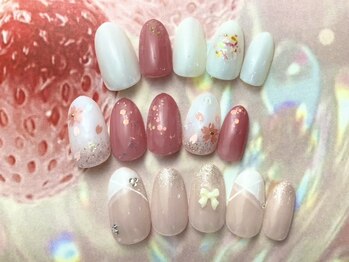 フェリーチェスト(felichest)の写真/初回オフ無料&ウォーターケア込!平日16時迄のご来店でお得価格も◎華やかなアートが可愛い限定メニュー登場