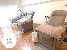 シー 鷺沼(sii)の雰囲気（≪eyelash≫リクライニングチェアでくつろぎ空間☆）