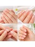 【自然に爪を綺麗で丈夫に】ウォーターケア×自爪補強クリアネイルジェルケア