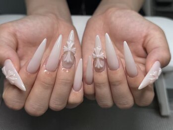 キアラネイルサロン/ワンカラー チップ長さだし