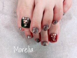 クリスマ親指アート