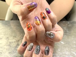 ハロウィンネイル