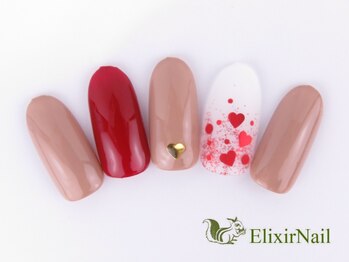 エリクサーネイル 神田(Elixir Nail)/シンプル/クーポン使用