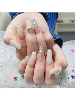 クイーンズビューティーサロン 新宿本店(Queen's beauty salon)/チップ長さだし定額コース