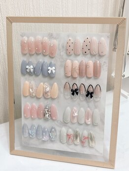 イーケーネイル(ek nail)の写真/≪自店ネイルオフ無料♪≫季節や最新のトレンドに合わせたデザインを豊富に取り扱っております◎定額コース