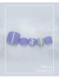 フットネイル：No.124