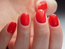 one color gel nail