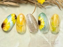 ウニネイル(uni nail)/サンプルデザイン　リッチ
