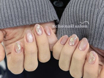 エコー(Echo)/シンプルリボンネイル