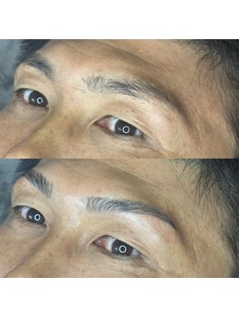 ボスブロウ 藤が丘駅前店(BOSS BROW)/ 【メンズ眉毛】　before　after