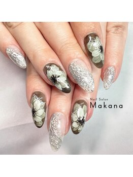 マカナ(Makana)/アンニュイ-Black NuAns Flower-