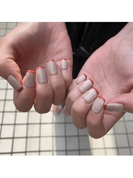 Mネイルアンドカフェ シェレステ/シンプルネイル♪