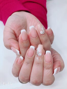ネイルキュート アンド クールラッシュ 亀有店(nailcute & CoolLash)/ヌーディベージュ