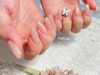 ネイリュー 田中店(naiLiu)/蝶々ネイル