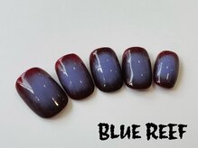 ネイルアンドまつげエクステ ブルーリーフ 四谷三丁目店(Blue Reef)/ハロウィンチークネイル
