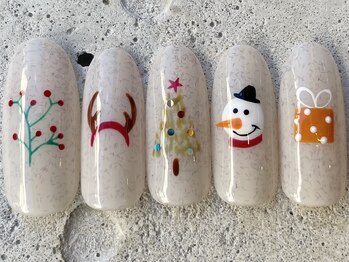 クリスマスモチーフアート¥14000