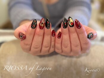 リオッサ オブ ラグーン(RIOSSA of Lagoon)/大人お正月ネイル